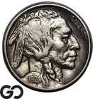 1924 Buffalo Nickel, AU