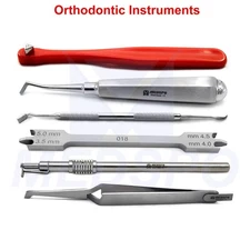 Dental Orthodontic Band Pusher Bite Stick Scalers Bracket Positioning Gauge CE