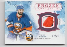 2017-18 Upper Deck Artifacts Frozen Red Patch Nick Leddy 12/25 New York