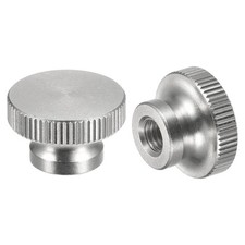 Knurled Thumb Nuts, 5pcs M5 x D16mm x H10mm 304 Stainless Steel Blind Hole Nuts