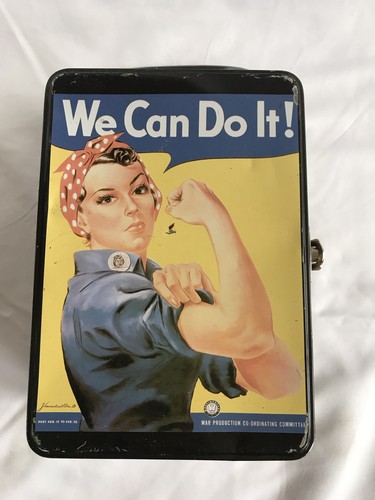 We Can Do It! - Women in the War Tin Lunch Box featuring Rosie the Riveter