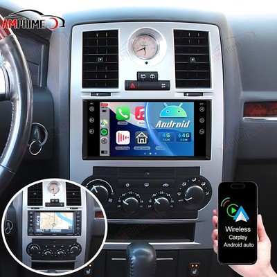4+64G Android 15 Autoradio CarPlay 4+64GB GPS WiFi Für Chrysler 300C 2007-2010