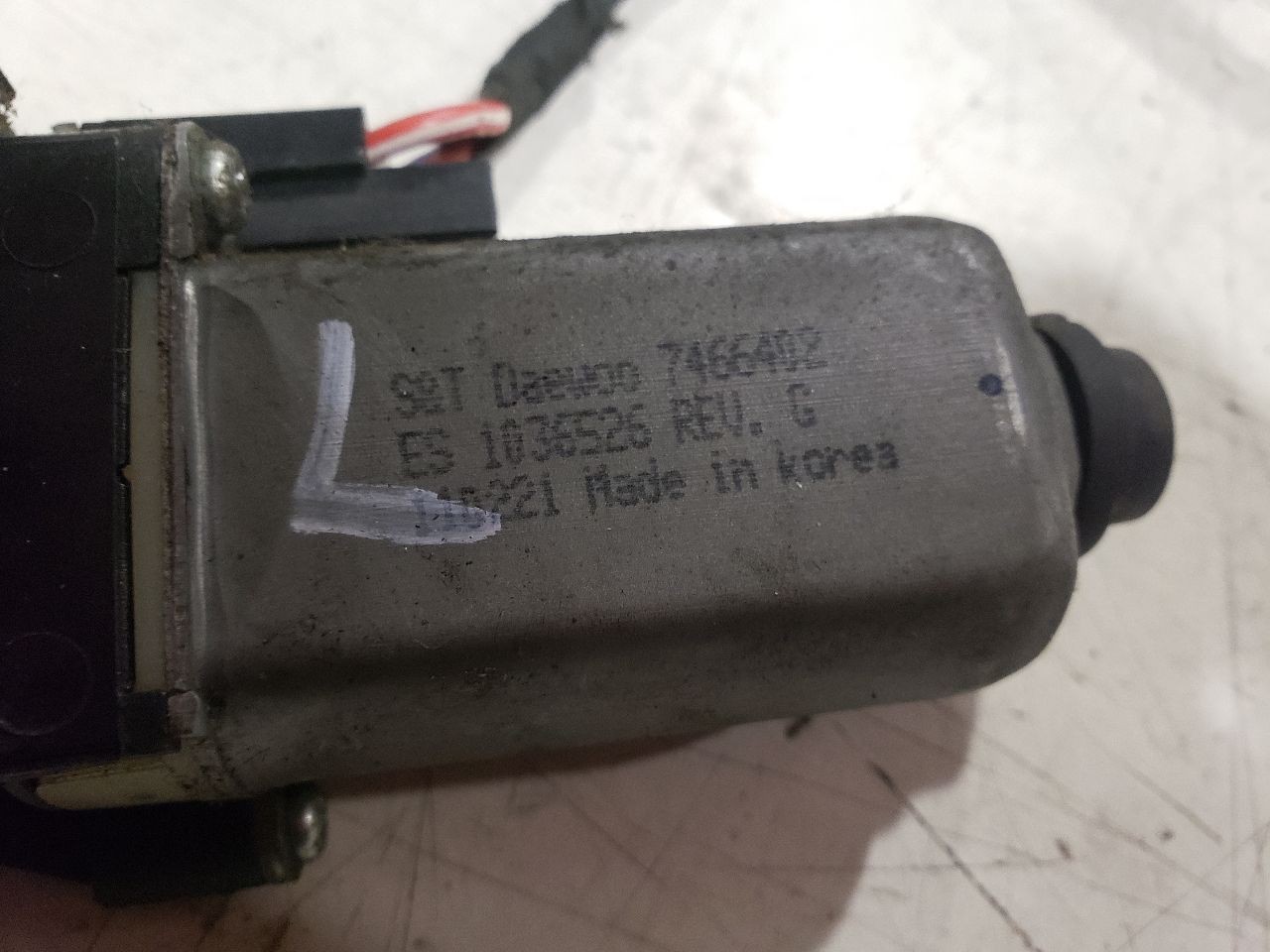 Left Convertible Lift Motor - 2011 Smart Fortwo Brabus W451 - 08-15 OEM 7466402
