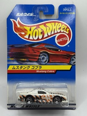Hot Wheels Japanese Blue Card Mustang Cobra - 1:64 Diecast Car