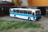 "Brekina MCZ 03-434 Ikarus 250.59 \"Bvb Berlin\" - Blau/Weiß, 1:87, NEU - Modellbus"