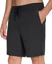 Kirkland Signature Men's Stretch Swim Shorts, Color Black, Size M