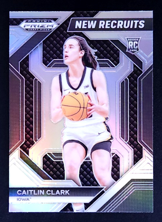 2024 Panini Prizm Draft Picks - New Recruits Caitlin Clark #14 Silver Prizm (RC)