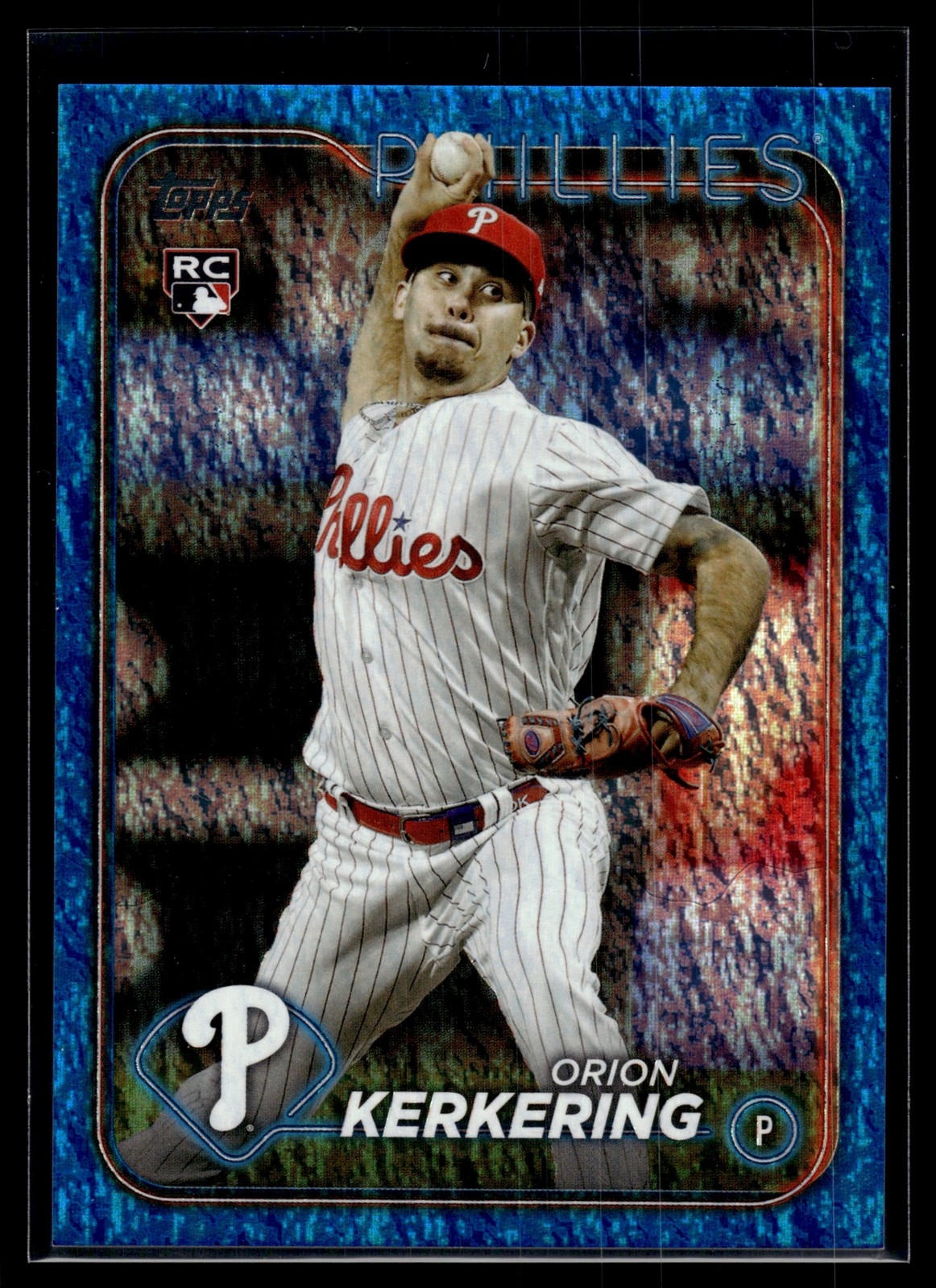 Orion Kerkering 2024 Topps Series 2 Blue Foil Card /999 #520