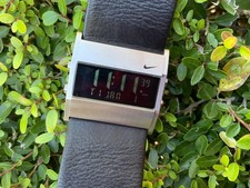 Nike Oregon Square Stainless Steel Digital Leather WA0038