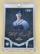2019 Topps Tier One Break Out Kyle Wright #BA-KW Auto Bronze Ink 11/25
