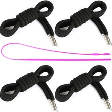 4 Pieces 53 Inches Drawstring Cords Drawstrings with Easy Threader for Sweatp...