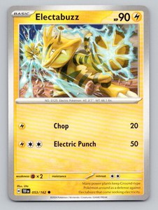 Electabuzz 053/162 Temporal Forces Common