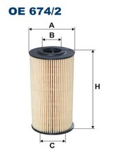 Ölfilter FILTRON OE 674/2 Filtereinsatz für HYUNDAI KIA MATRIX CERATO FC RIO CEE