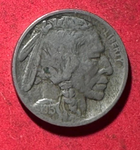 1913 US Buffalo Nickel! Mound Variety!  "Philadelphia" Mint! Choice FINE! Coin!