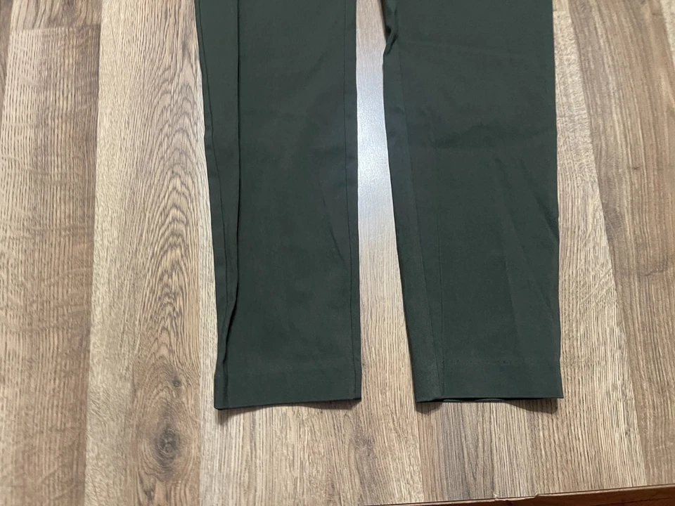 Брюки Adrienne Vittadini, женские размер 8, зеленые, китайские, плоские спереди - Изображение 3 из 4