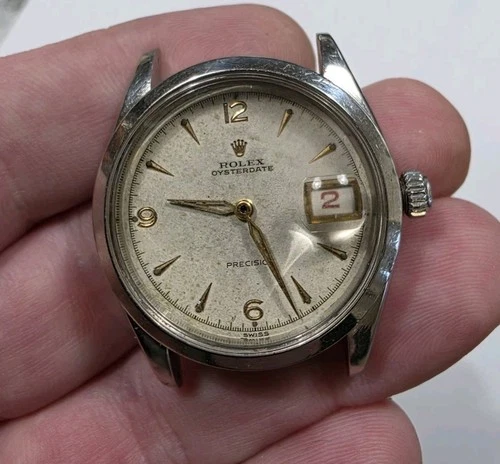 Vintage 1954 Rolex Oyster date Precision 6294 Repair Parts Running