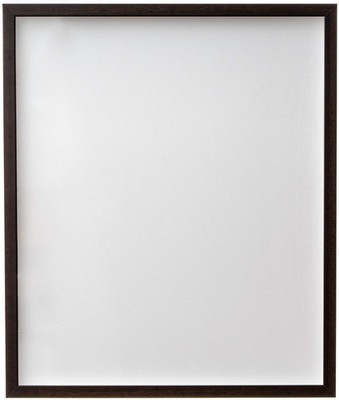 18x18 Shadow Box Brown Walnut Finish Solid Wood Display Frame | 0.875 Inch Mould