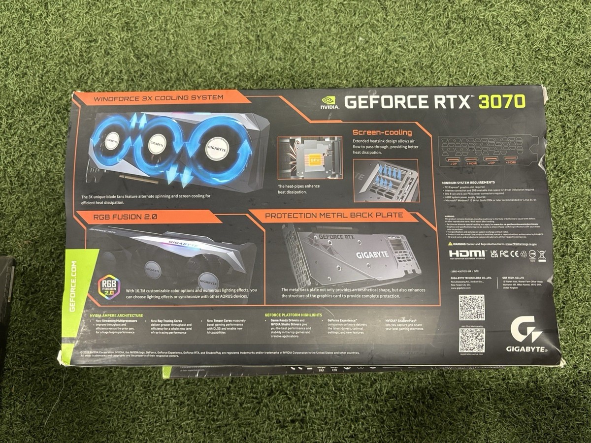 GIGABYTE GeForce RTX 3070 GAMING OC 8GB GDDR6 Graphics Card for