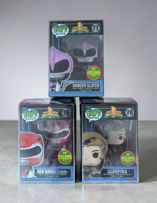 Funko Pop! Digital Mighty Morphin Power Rangers Exklusiv Set #76-78 (3)
