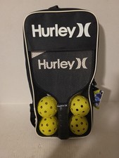 NEW Hurley Pickleball 7 Piece Set - 2 Paddles 4 Balls Carrying Case