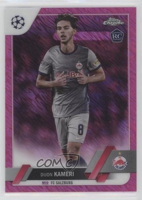 2022-23 Topps Chrome UEFA Club Competitions 35/250 Dijon Kameri #2 Rookie RC 5ya