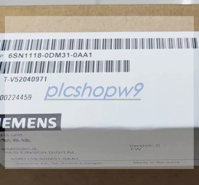 6SN1118-0DM31-0AA2 1PC NEW SIEMENS DIGITAL CONTROL LOOP BLOCK 6SN1118-0DM31-0AA2