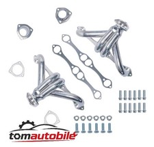 Small Block Chevy Sbc 283 305 327 350 V8 Hugger Ceramic Coated Exhaust Headers