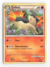 Pokemon TCG Quilava HeartGold & SoulSilver 49/123 Uncommon LP