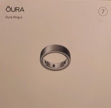 OURA Ring 4, Größe 7, Brushed Silver, Smart