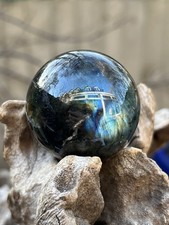 Large Labradorite Iridescent Crystal Ball AAA+ Light Manifestation 131g 45mm 18