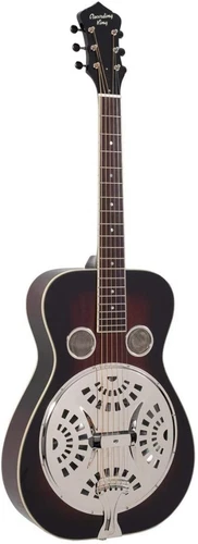 Recording King RR-36-VS Maxwell Series Round Neck Resonator Guitar -Vtg Sunburst