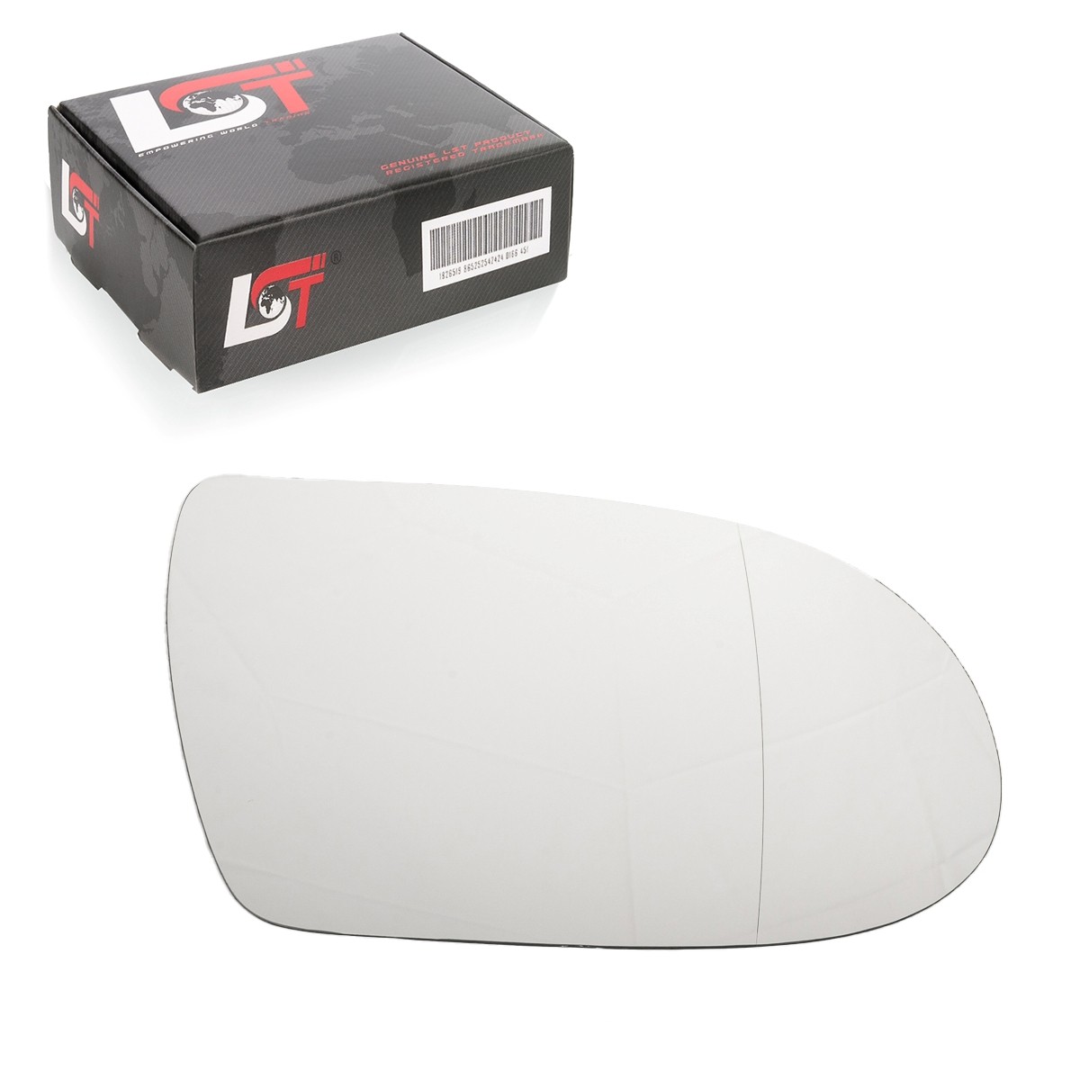 Side Mirror Glass to Adhere Right Aspherical for Mercedes-Benz SL R230 05-08