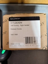 Baldwin 5173.RDM 5173 Right Handed Non-Turning One-Sided Dummy - Chrome