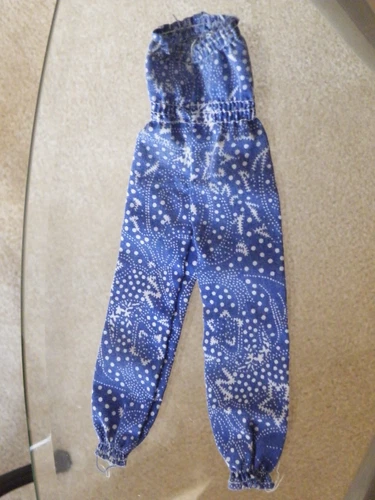 Vintage BARBIE  Best Buy Fashion #2217 Blue Bandana JUMPSUIT 1978  FREE SHIP