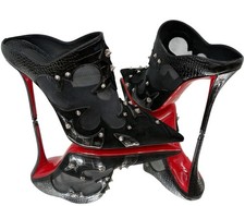 CHRISTIAN LOUBOUTIN Mulatiag Studded Mules Pumps 100mm - BNIB