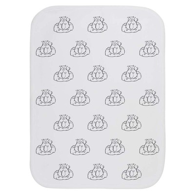 Baby Spuck-/Waschlappen ''Fette Katze auf Kissen'' (BC00026903)
