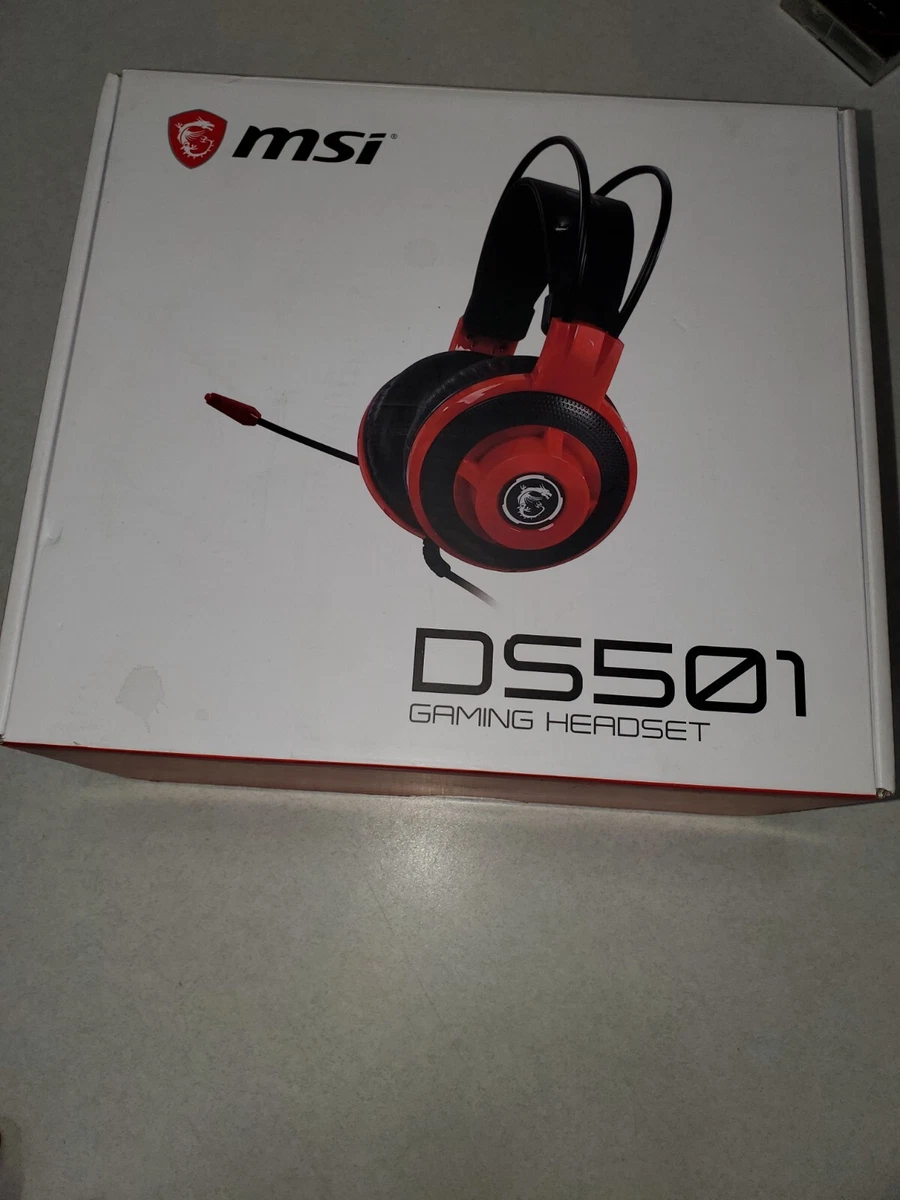 MSI DS501HEADSET Gaming Headset with Microphone NEW