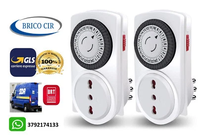 EXTRASTAR Timer meccanico presa temporizzata,timer luci esterno,3680W max