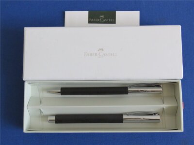 Staatsgeschenk Faber Castell Ambition Edelharz Drehkugelschreiber Tintenroller