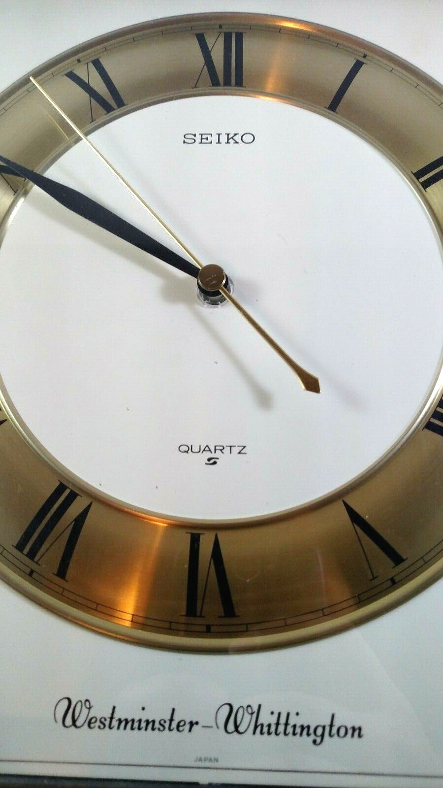 Vintage Seiko Westminster Whittington Quartz Wall Clock ASIS Parts or