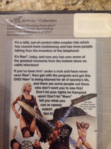 WWE - WWF - Best of Raw Vol. 1 (DVD, 2002)NEW Authentic US Release RARE OOP - Picture 3 of 5