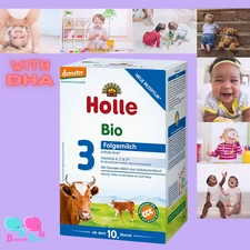 4 Boxes Holle 3 BIO Organic Baby Formula After 10 MONTHS 600g FREE Shipping!