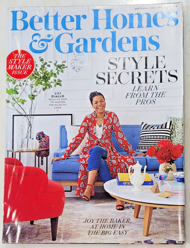 Back issue, Better Homes & Gardens Magazine, September 2017 – in good condition