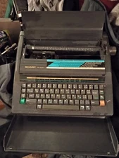 Sharp PA-3020 Typewriter Electric Intelliwriter Word Processor Vintage WORKS