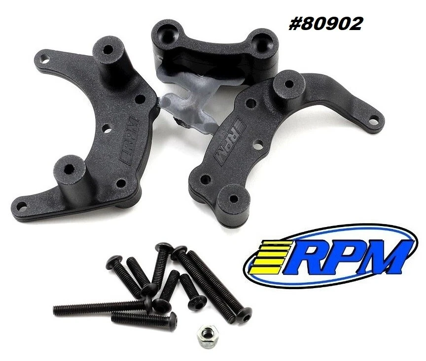 Brazos Delanteros A (superiores) Negros RPM Para Coche RC Traxxas Jato, Pack De 2, Modelo RPM80722