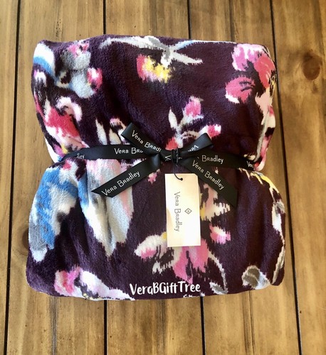 Vera Bradley COZY Throw Blanket INDIANA 