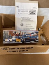 1996 Collector's Ed. Sunoco Tow Truck w/Snow Plow & Store Counter Display NIB