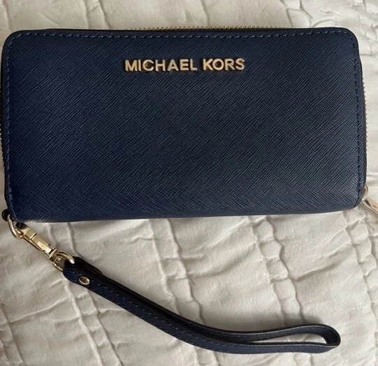Michael Kors Ladies Navy Blue Purse used once