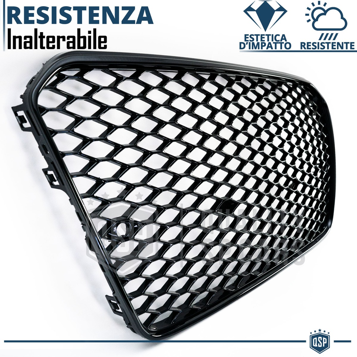 Griglia Aria Centrale Cruscotto In ABS Nero - Sostituzione Per SEAT Cordoba, Ibiza II, Caddy MK2 E VW 6N - OE 6N1858071A
