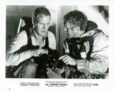 STEVE McQUEEN, PAUL NEWMAN original movie photo 1955 THE